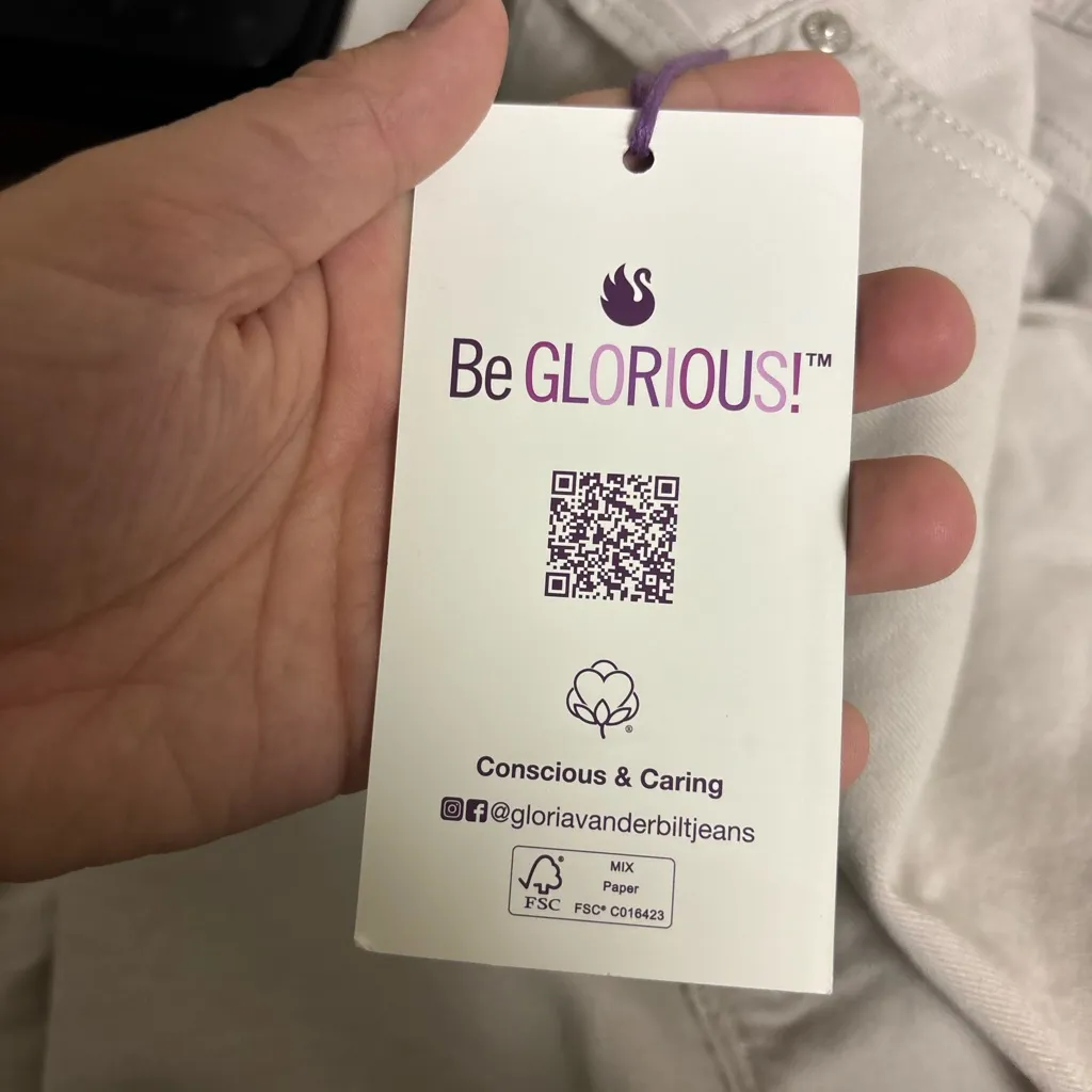 Gloria Vanderbilt Amanda Bootcut Pants Size 16 NWT Beige Neutral - Image 7