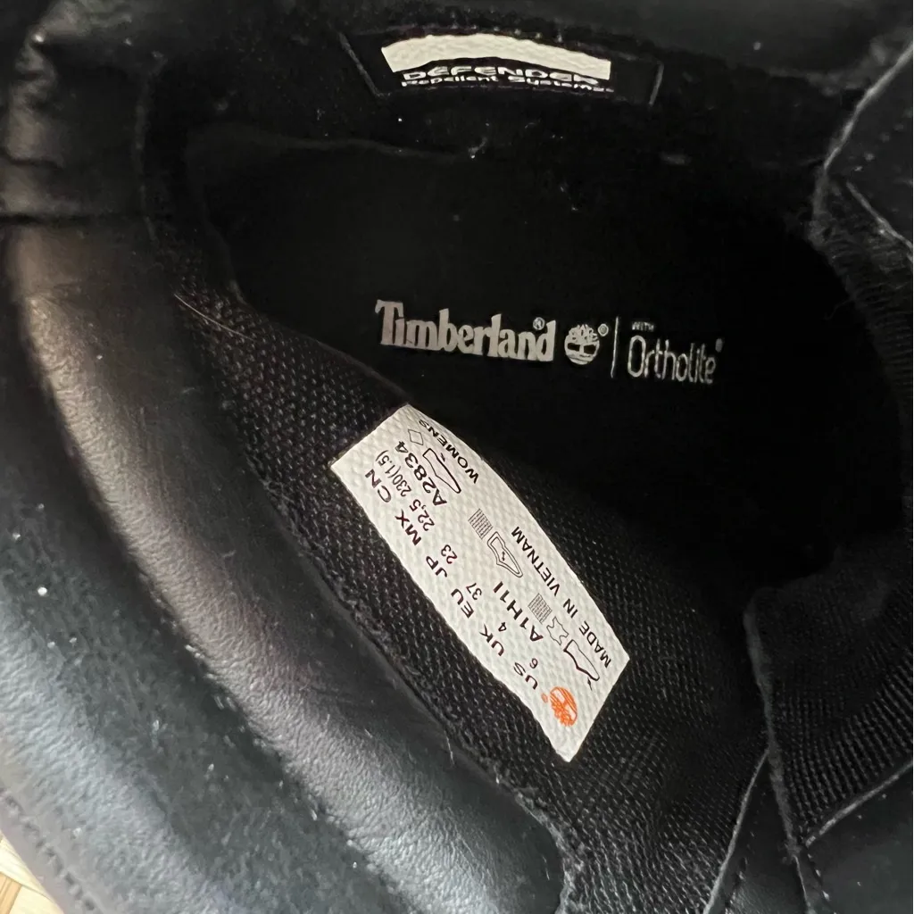 Timberland tillston black‎ heeled boots - Image 6