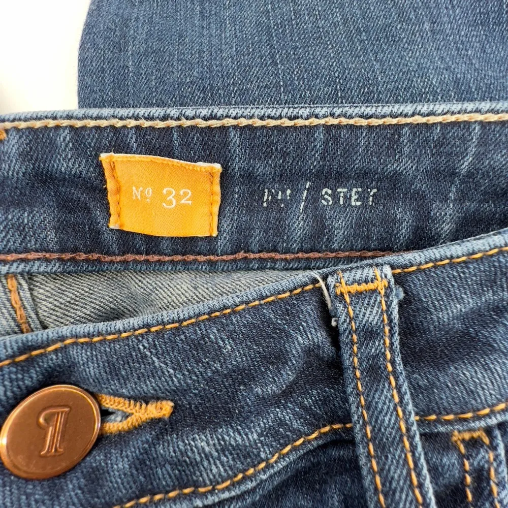 Anthropologie Pilcro Women 32 Stet Mid-Rise Skinny Ankle Jeans Medium Wash Denim - Image 6