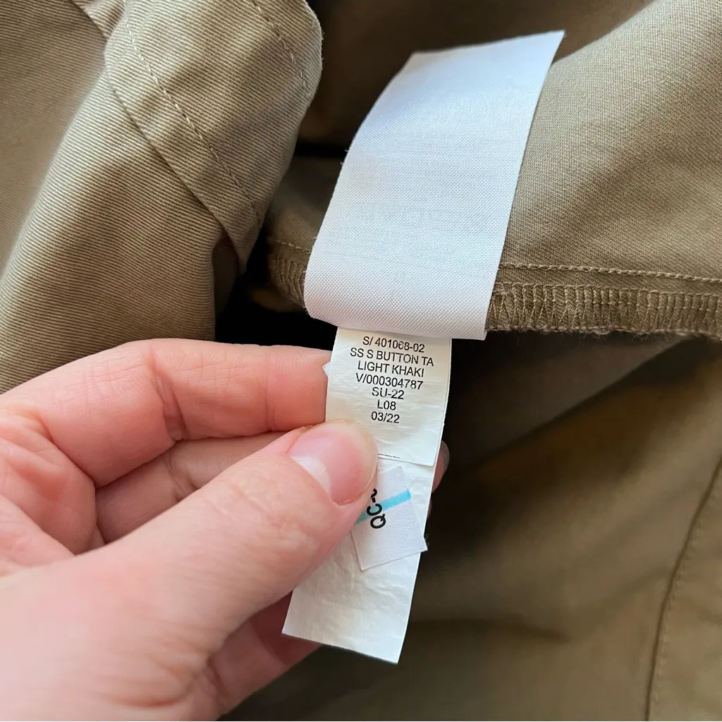 Banana republic button down utility shirt boxy fit - Image 6