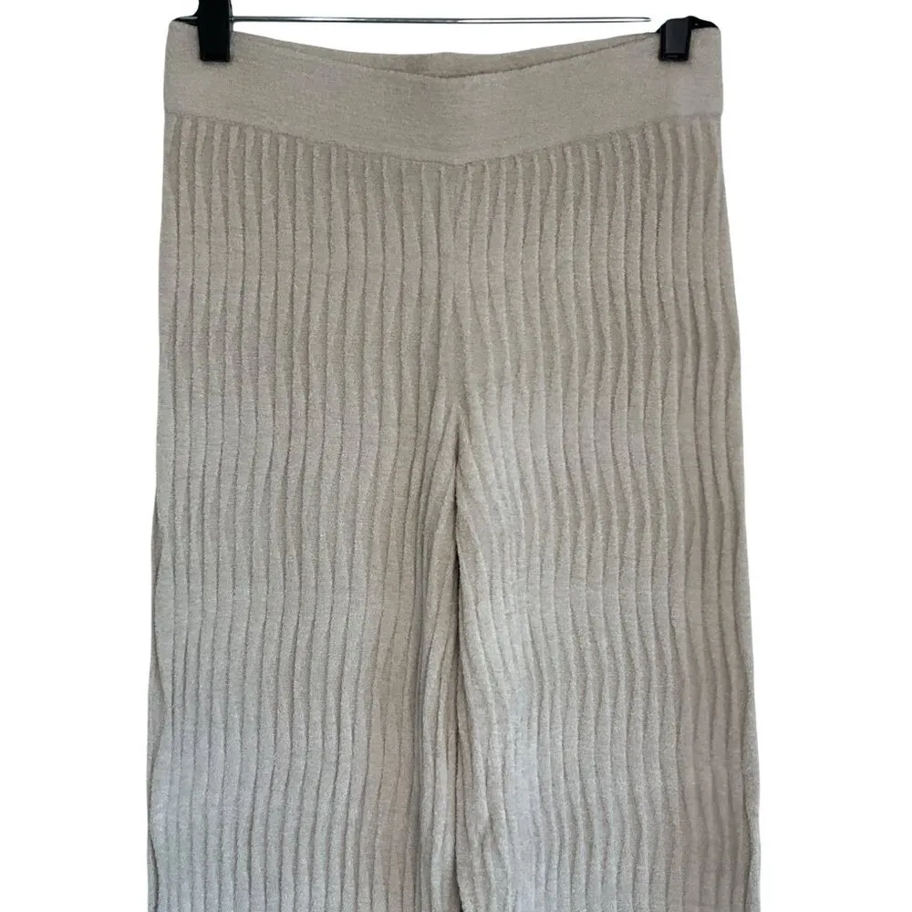 Barefoot Dreams CozyChic Ultra Light Wave Pants in Stone X-Small New Womens - Image 7