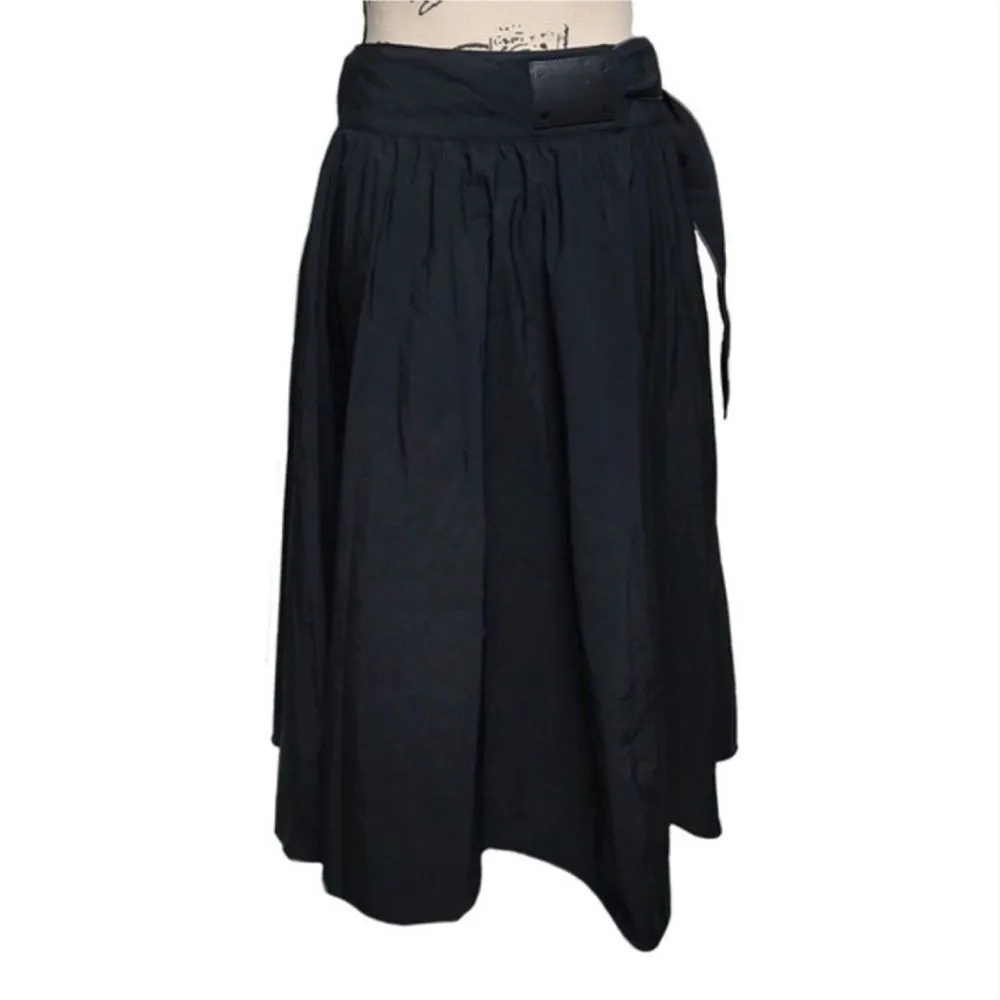 PROENZA SCHOULER WHITE LABEL pleated Belt Skirt in black XS - Image 5