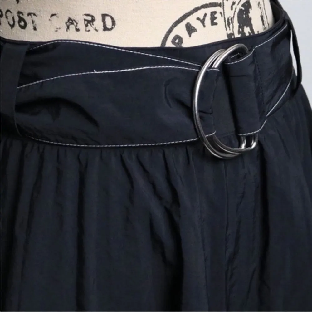 PROENZA SCHOULER WHITE LABEL pleated Belt Skirt in black XS - Image 9