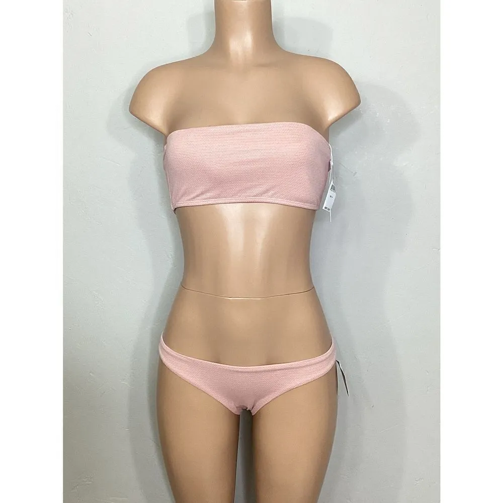 New. Pilyq Rose gold swimsuit. - Image 3