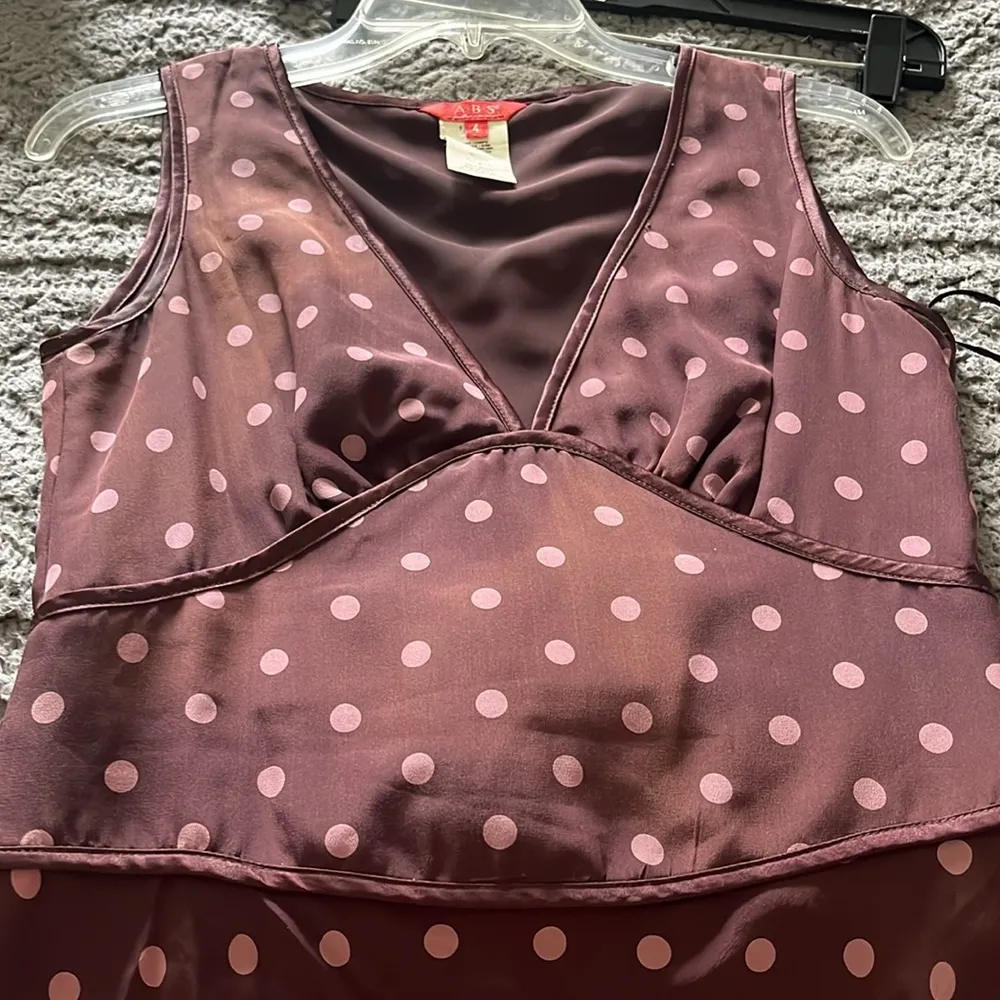 A.B.S by Allen Schwartz silk dress size 4 - Image 7