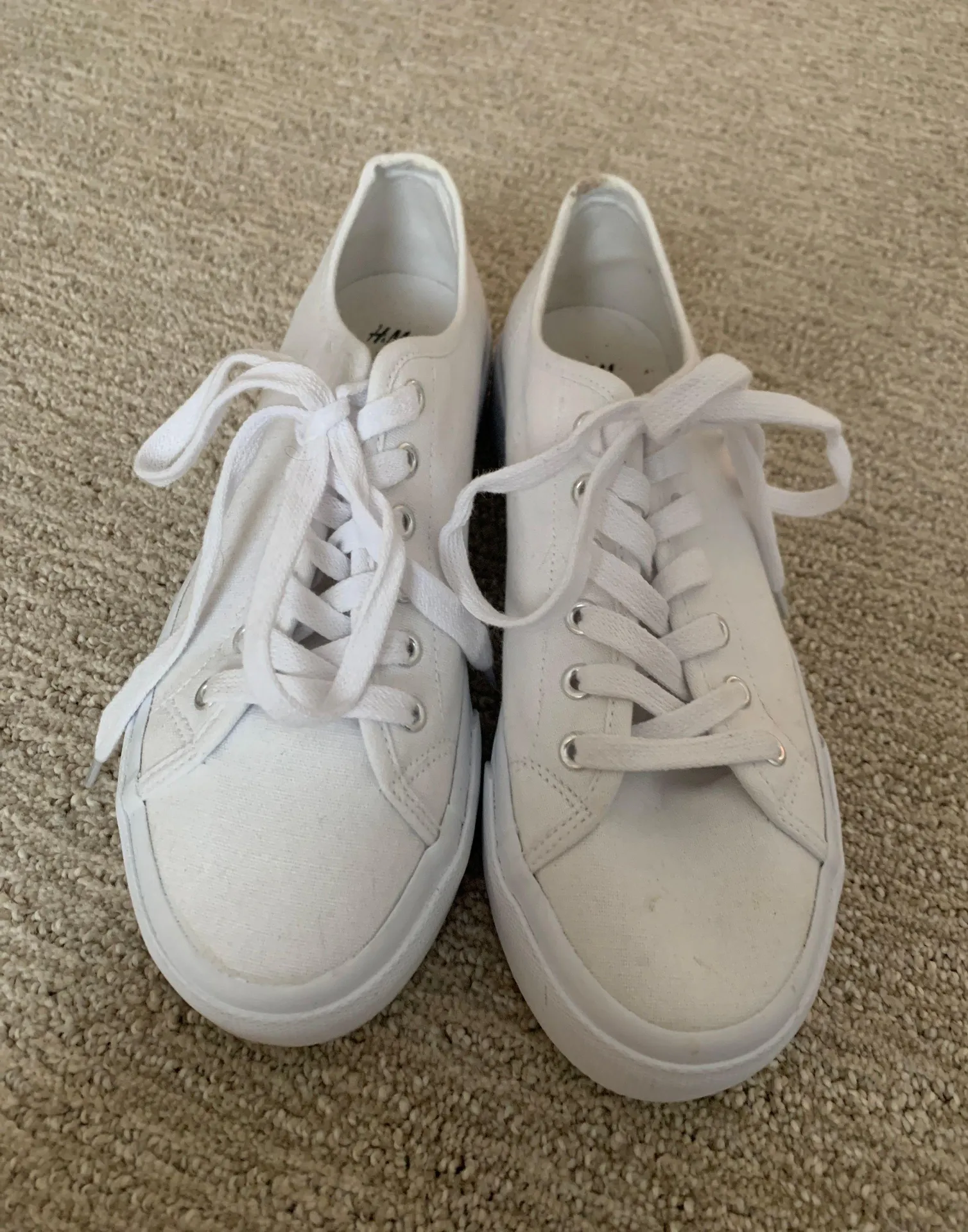 H&M White Platform Sneakers - Image 2