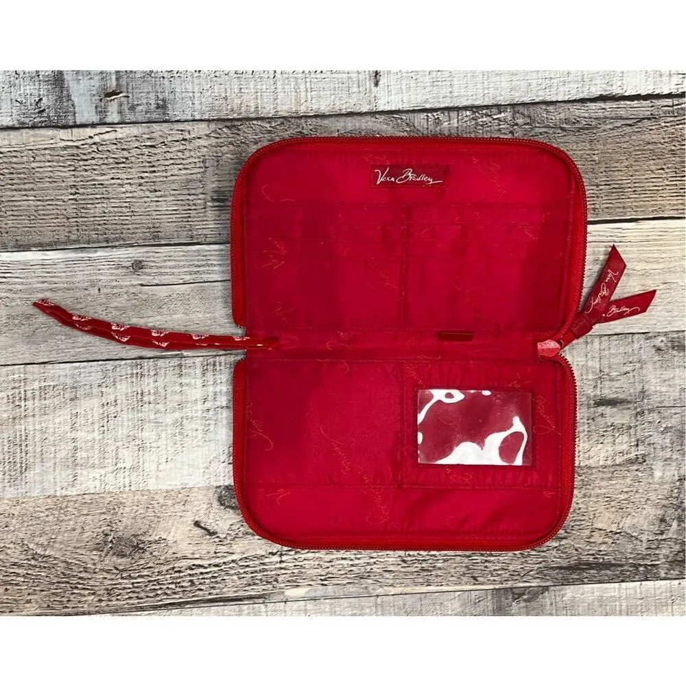 Vera Bradley "Nantucket Red"‎ Hope Toile Hidden Wristlet Wallet Quilted Fabric - Image 4