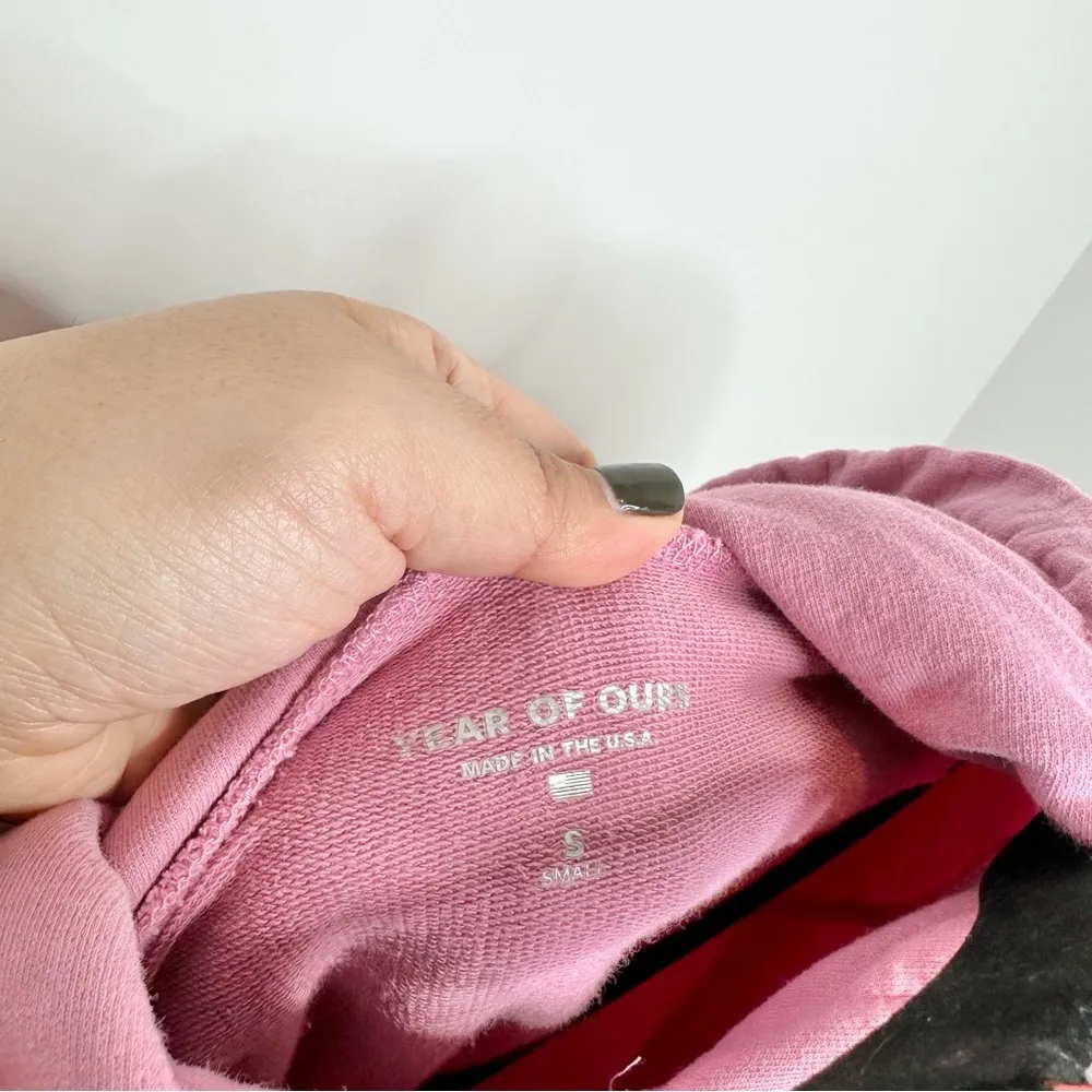 Year of Ours Sport Sweatshirt in Desert Pink - Image 7