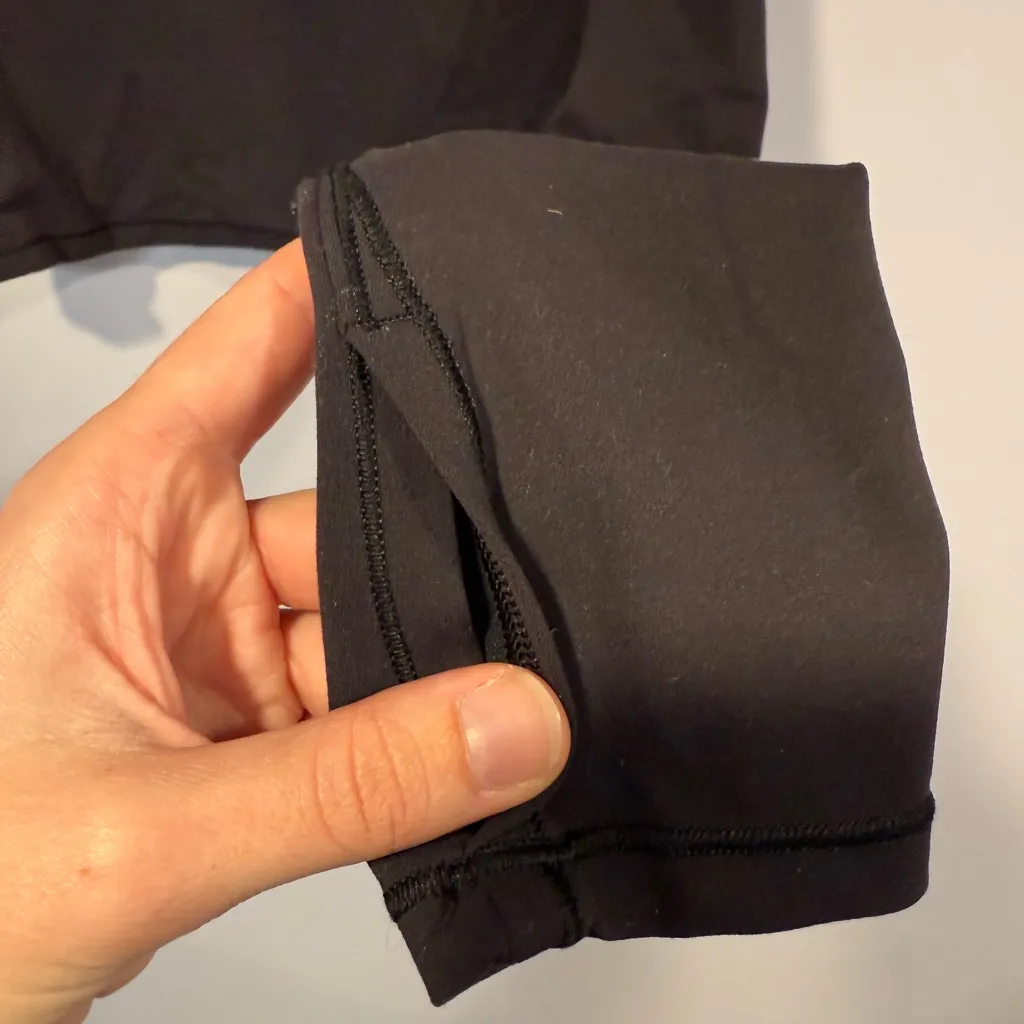 Lululemon Wunder Train Black Long Sleeve Crop Top - Image 5