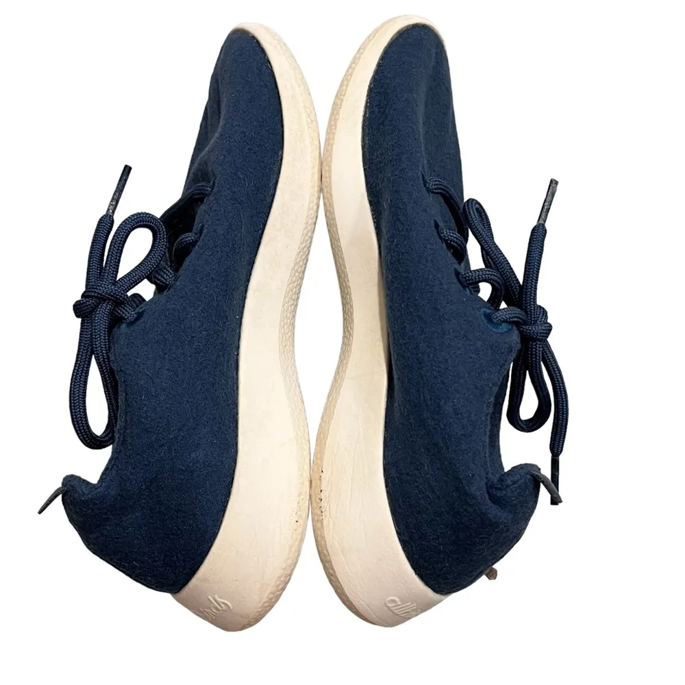 Women’s Blue Allbirds Wool Runners Running Shoes Sneakers - Image 4