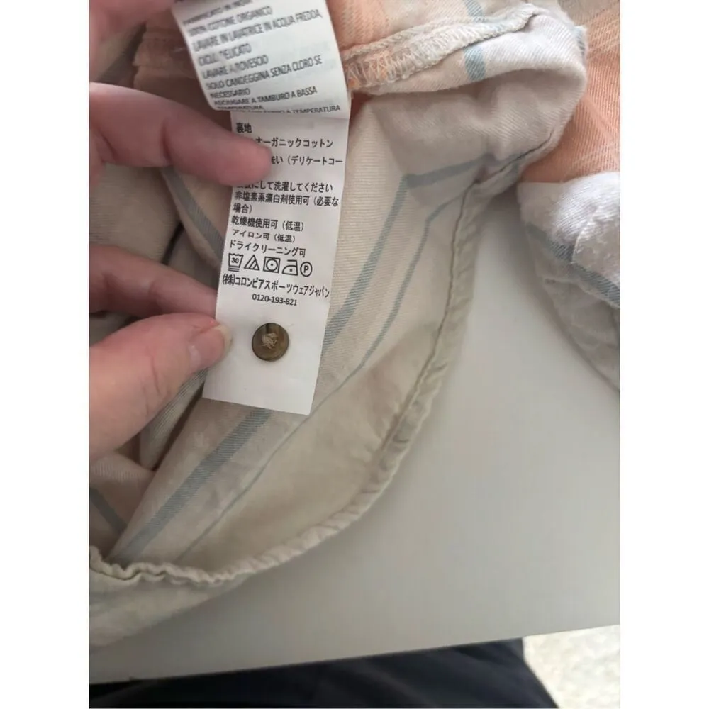 Prana Womens Button Up Shirt 100 % Organic Cotton Size XS Roll Tab Sleeve - Image 4