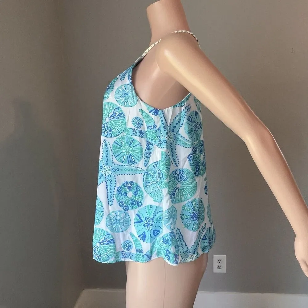 Lilly Pulitzer Target Sea Urchin Halter summer lightweight beach Top SMALL  #47 - Image 6