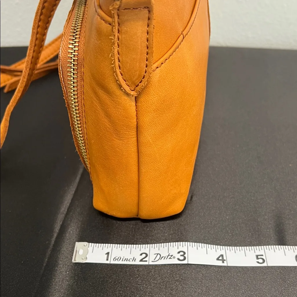 Margot NY | Leather Crossbody Bag Tan - Image 12