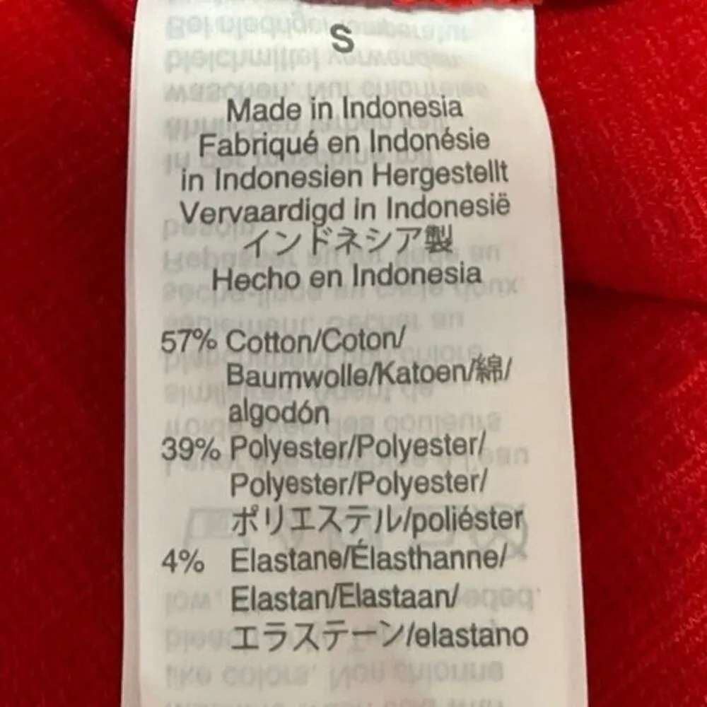 J.Crew Red Textured V - Image 4