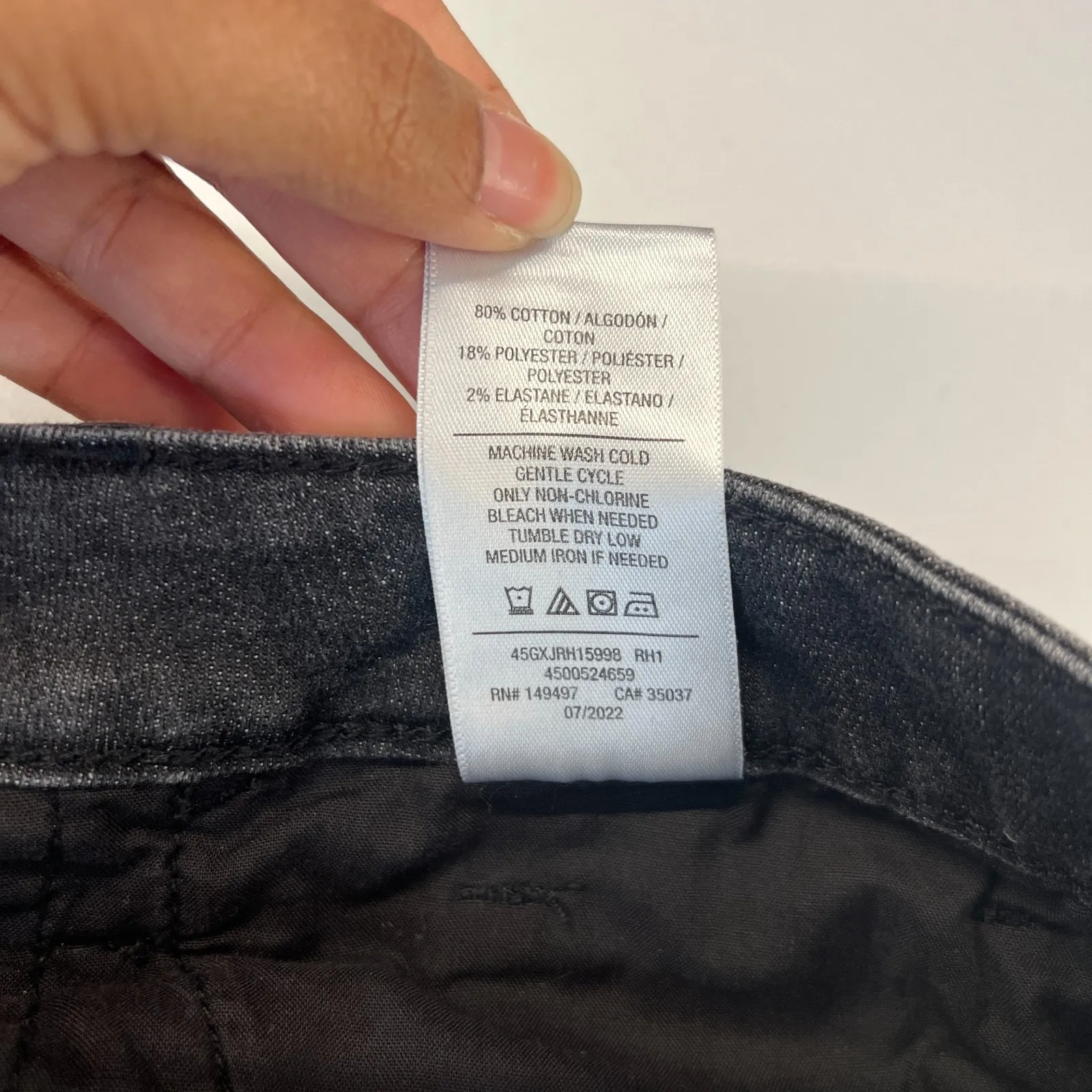 Joe's Jeans Womens 30 Charcoal Gray Denim Cotton Stretch Straight Leg High Rise - Image 11