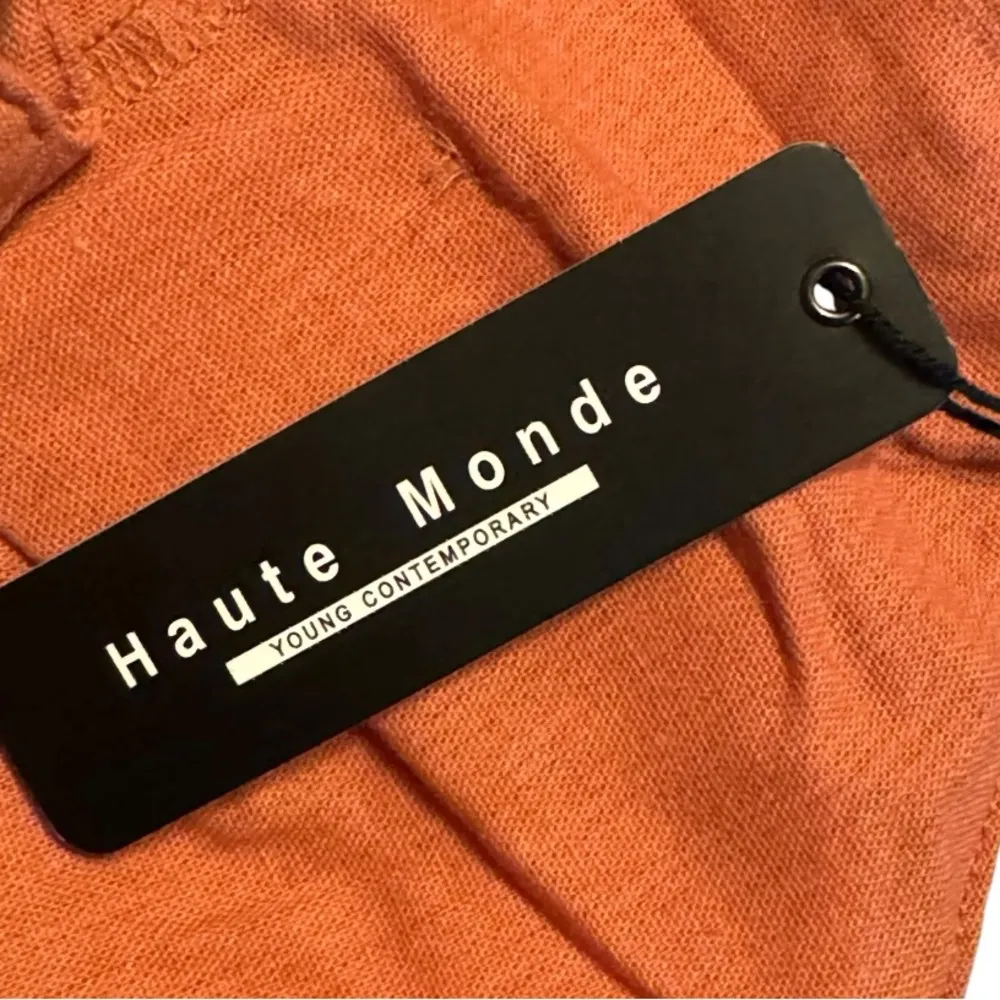 Haute Monde Linen Blend Crop Top nwt - Image 6