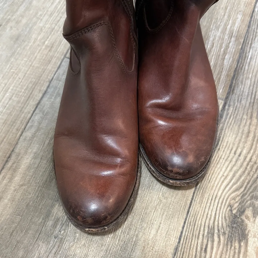 Frye Brown Leather Knee-High Boots - Image 2