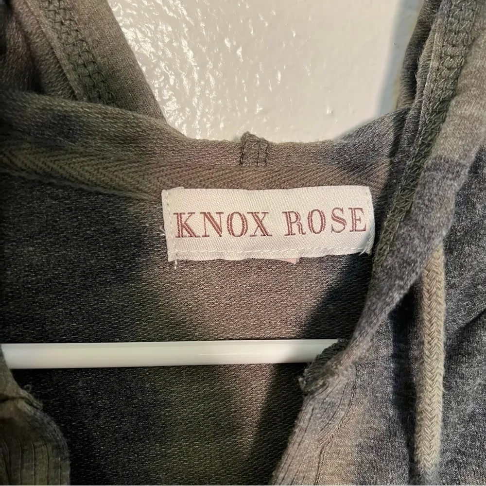 Knox Rose Tie Dye Hooded Sweatshirt Green Camo - Image 11
