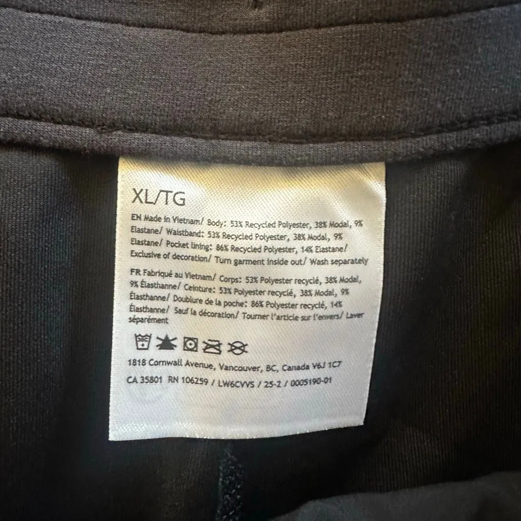 Lululemon Softstreme High-Rise Wide-Leg Cropped Pant in Black Size XL - Image 7