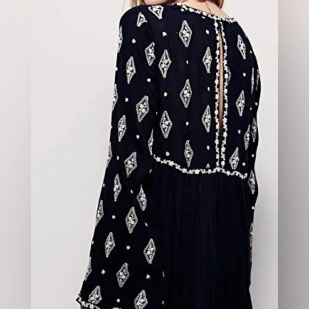 Free People Diamond Embroidered Long Sleeve Top - Image 4