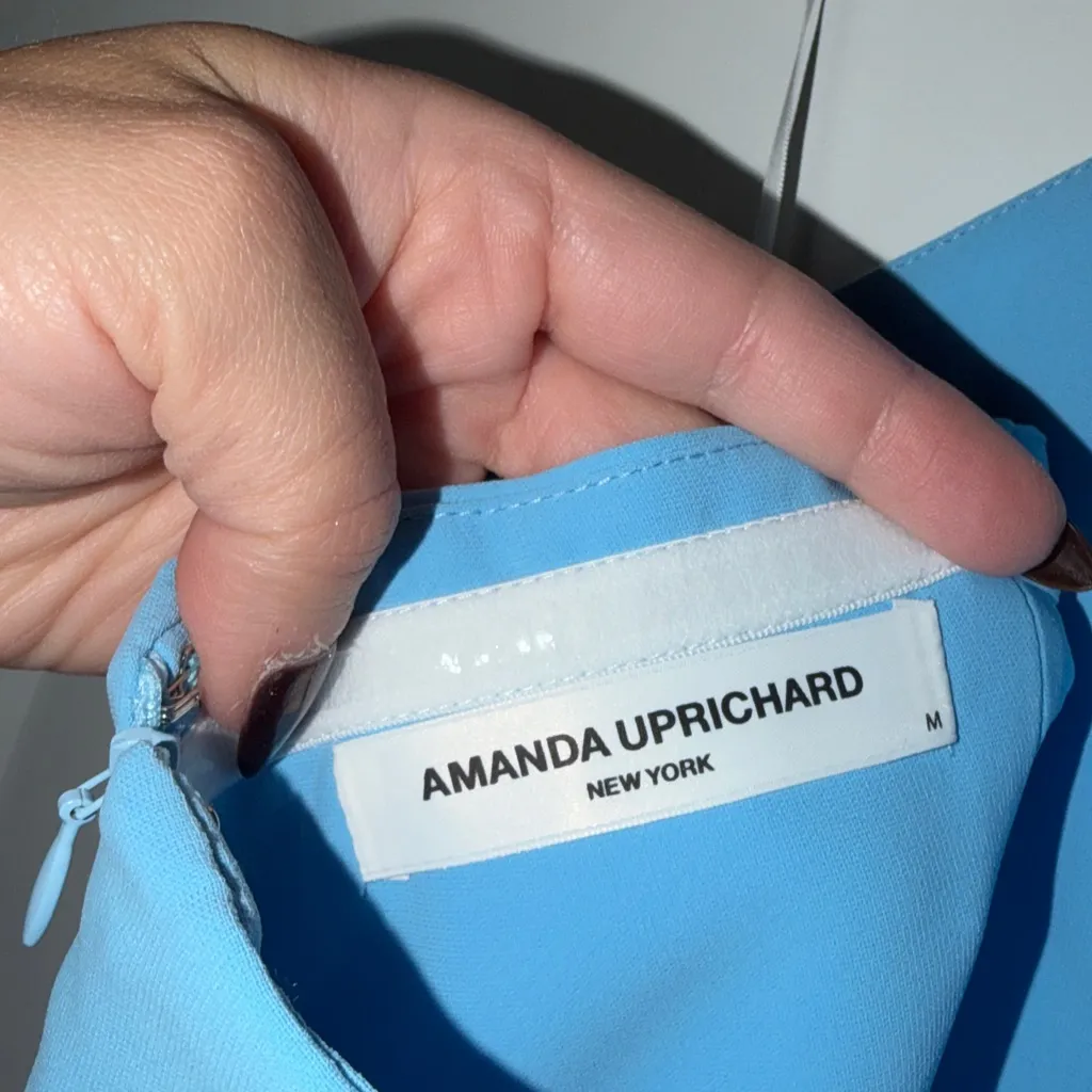 Amanda Uprichard Queen Halter Gown - Pacific - Image 5