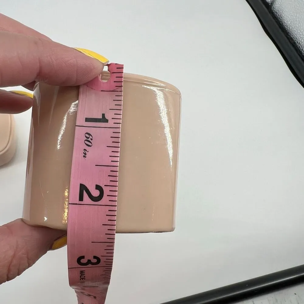 Anthropologie Beach by Matisse Nude Jelly Block Heel Slide Sandals Shoes size 8 - Image 10