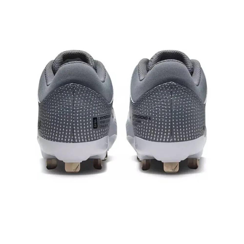 Nike Hyperdiamond 4 Pro Cleats Women’s Size 9 Gray White Fastpitch NWT - Image 4