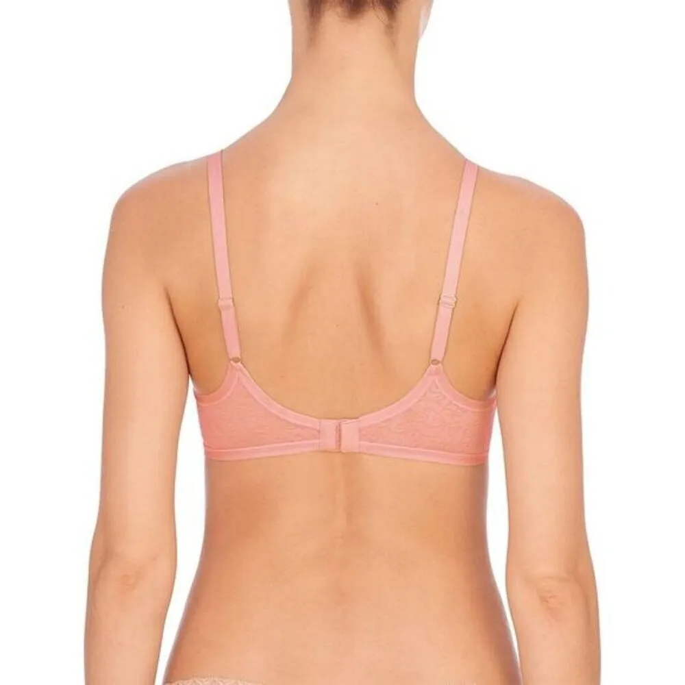 💕NATORI💕 Sheer Jacquard Full Fit Contour Underwire Bra ~ Blossom Pink 36DD NWT - Image 3