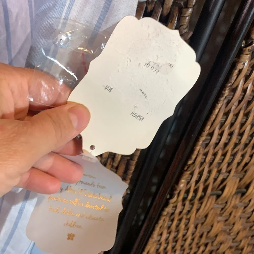 NWT Altar’d State Blue & White Embroidered Dress Size L - Image 4