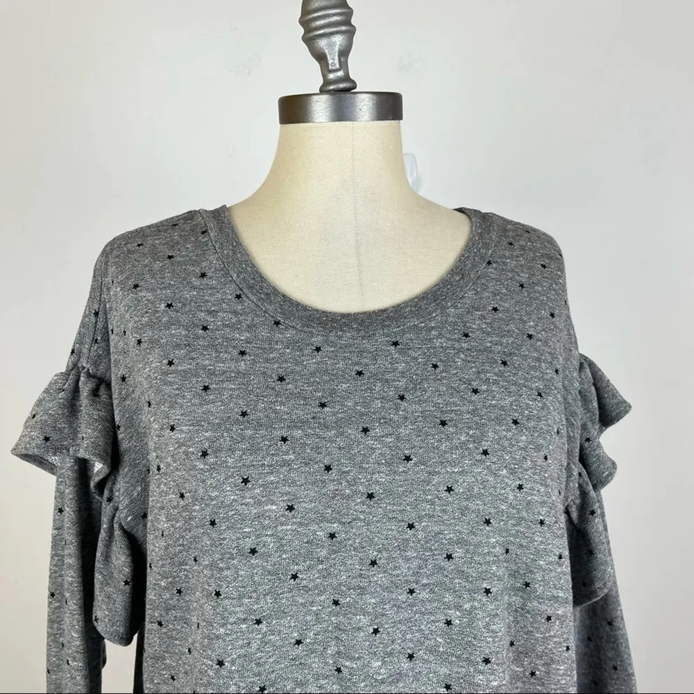 Current/Elliott Ruffle Polka Dot Sweater - Image 3