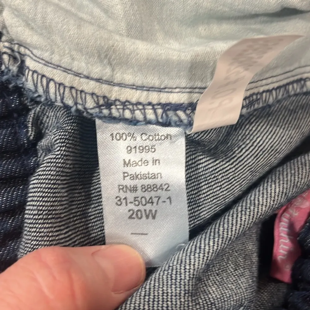 Woman Within women’s pull on jeans size 20W . - Image 9