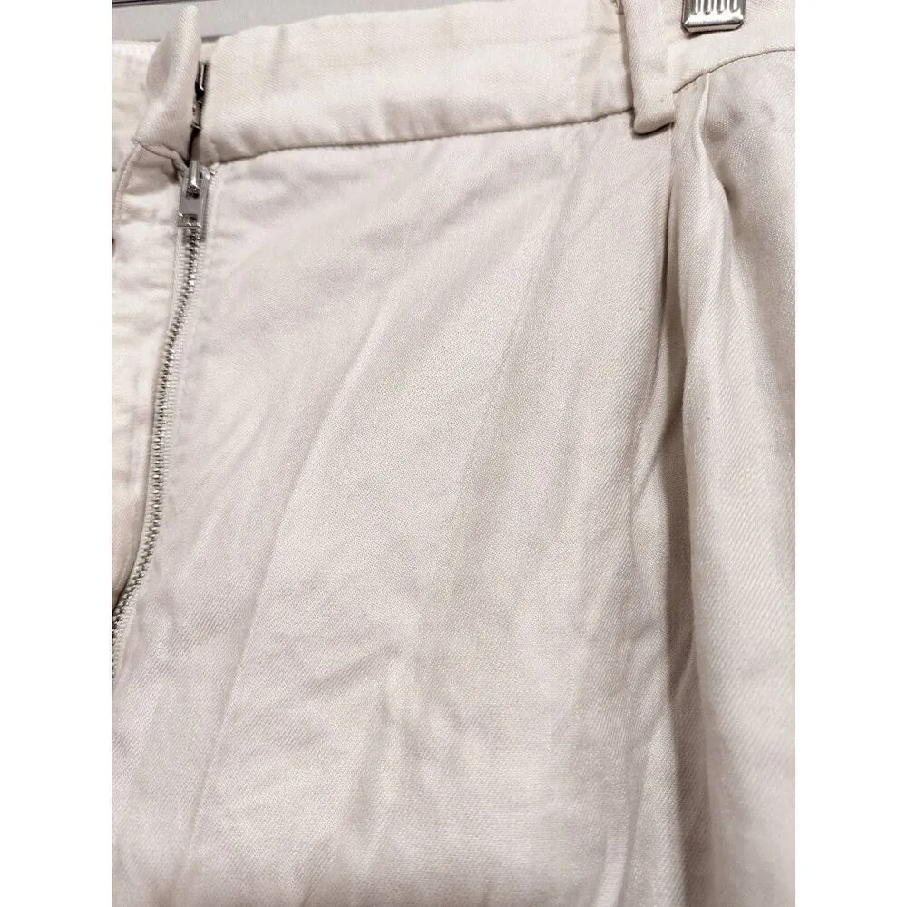 Aritzia babaton sadiki linen blend pants size 12 - Image 2