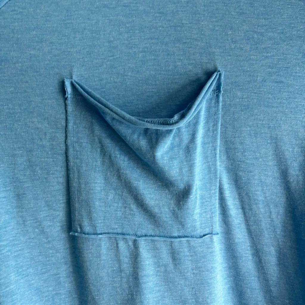 Zenana Outfitters Blue Boxy Oversized T-Shirt - Image 4