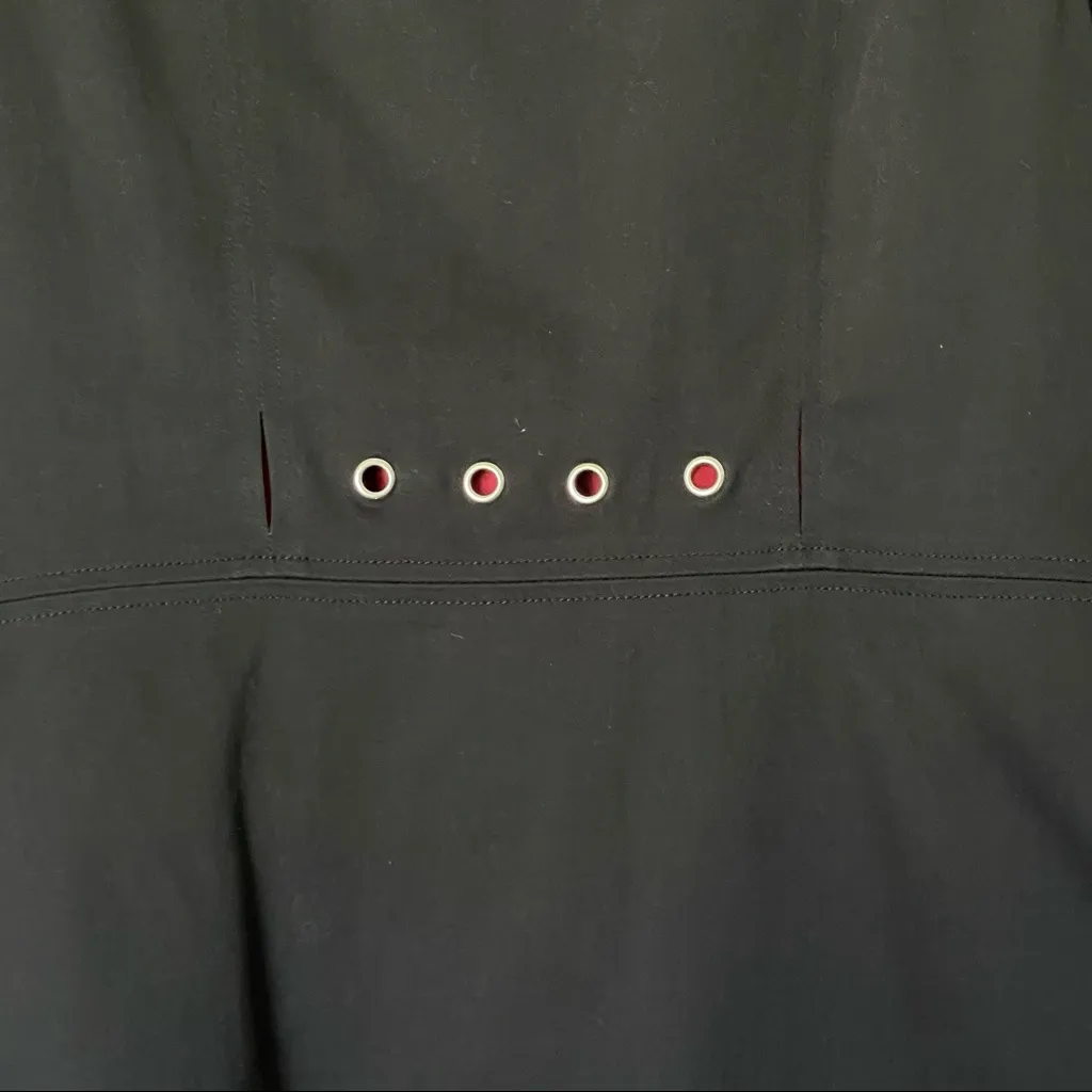 Harley Davidson Zip Up Motorcycle Biker Jacket Black/Red Lining Size Large Black - Image 14