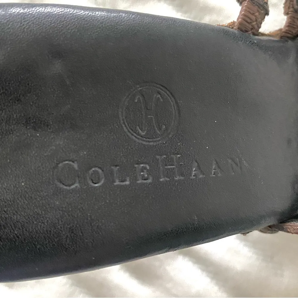 Cole Haan Clio Suede Designer Strappy Platform Heels - Image 15