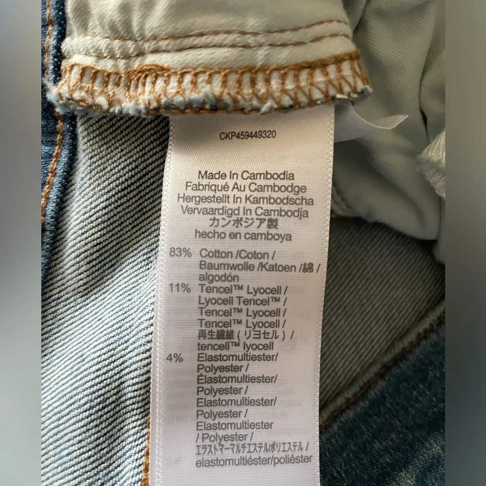 NWT Madewell Cali Demi Boot Blue Jeans Size 28 - Image 9