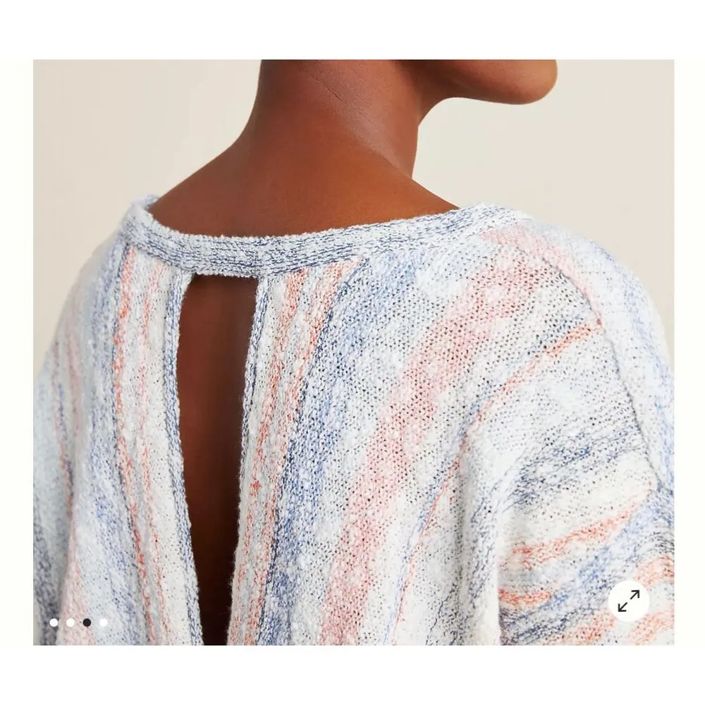 Michael Stars NWT Textured Open-Back Sweater Top size large - Image 3