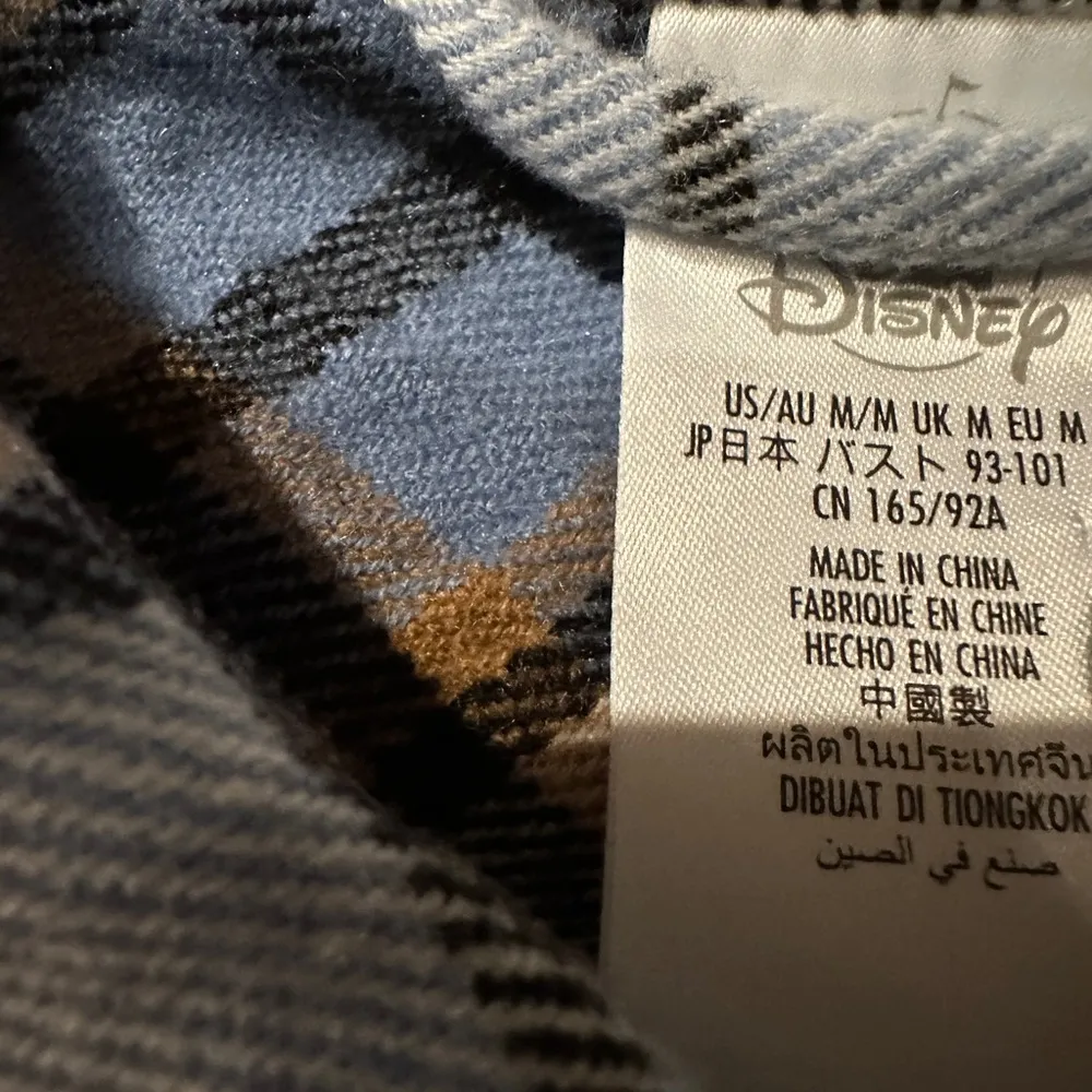 Reebok Blue Plaid Button-Up Shirt - Image 4