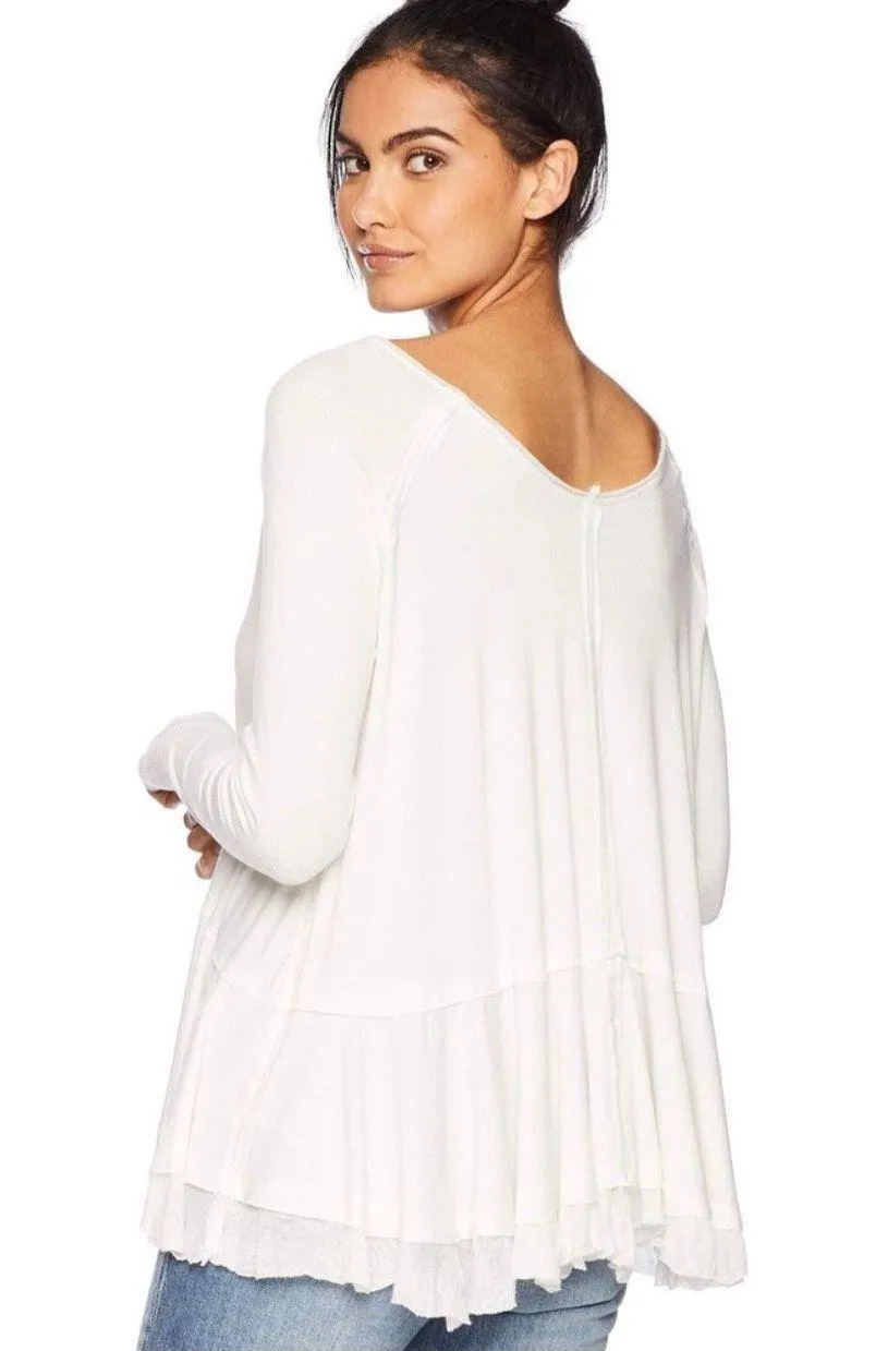 Free People Tangerine Tee Ivory - Image 3