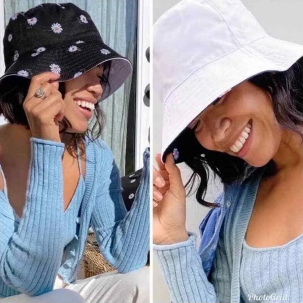 Alice + Olivia Reversible Bucket Hat Black, White with Daisy’s NWT - Image 13