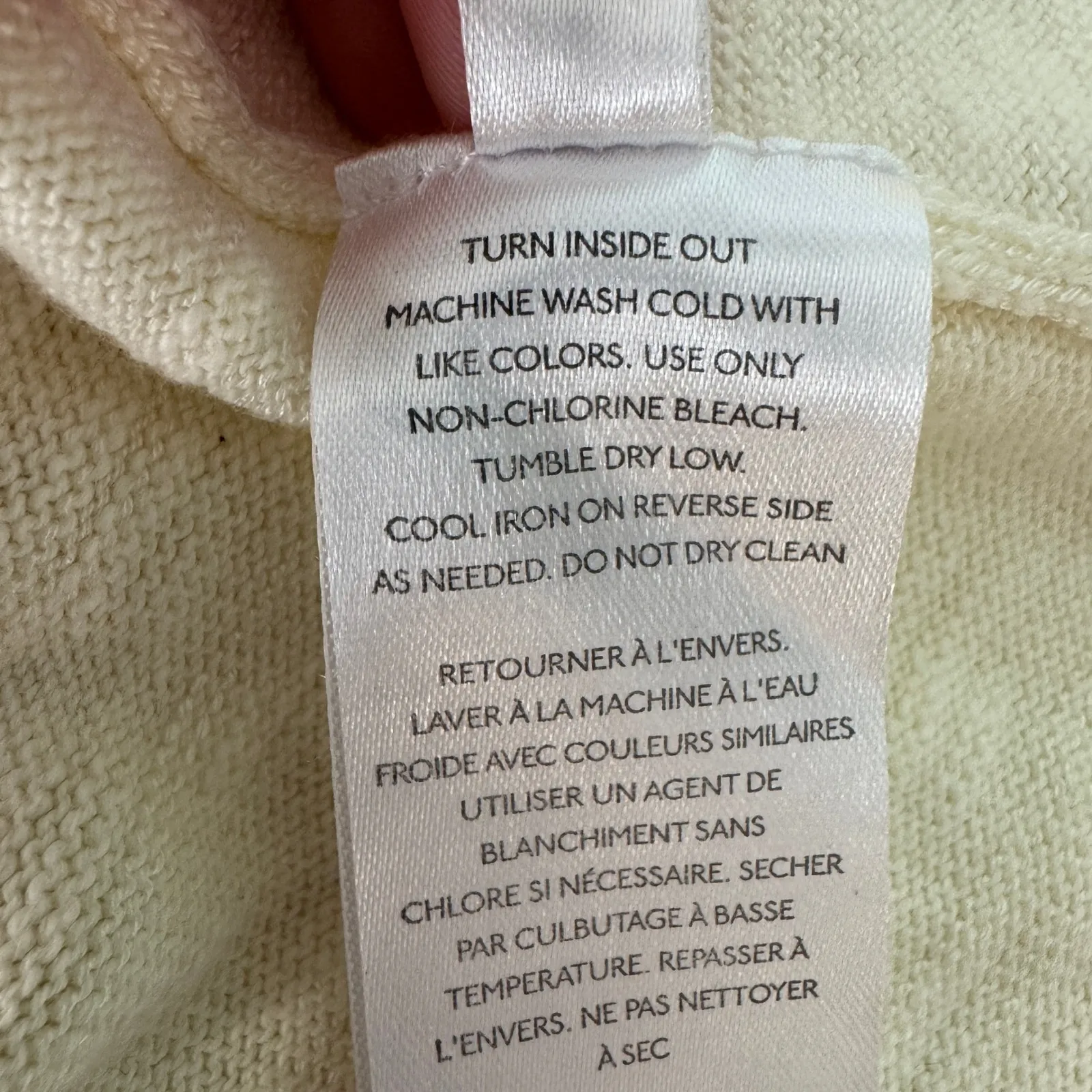 Free People  Beach Marina Del Sol Sweater Medium Ivory Boho Casual Minimalist - Image 12