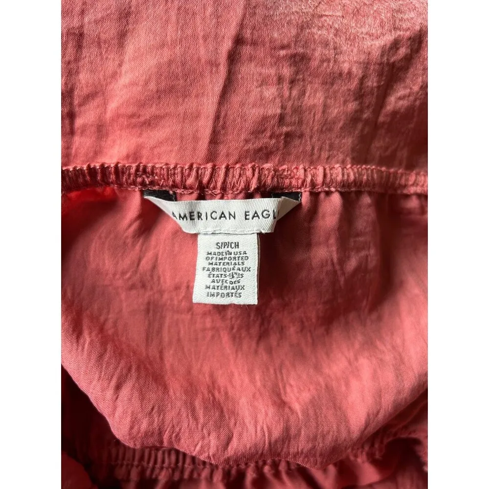 American Eagle Pink A Line Midi Dress - Image 6