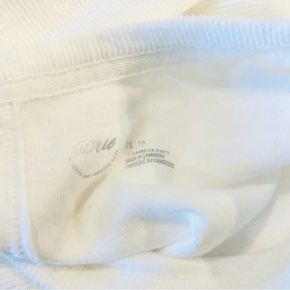 aerie White Long Sleeve Top XS - Image 5