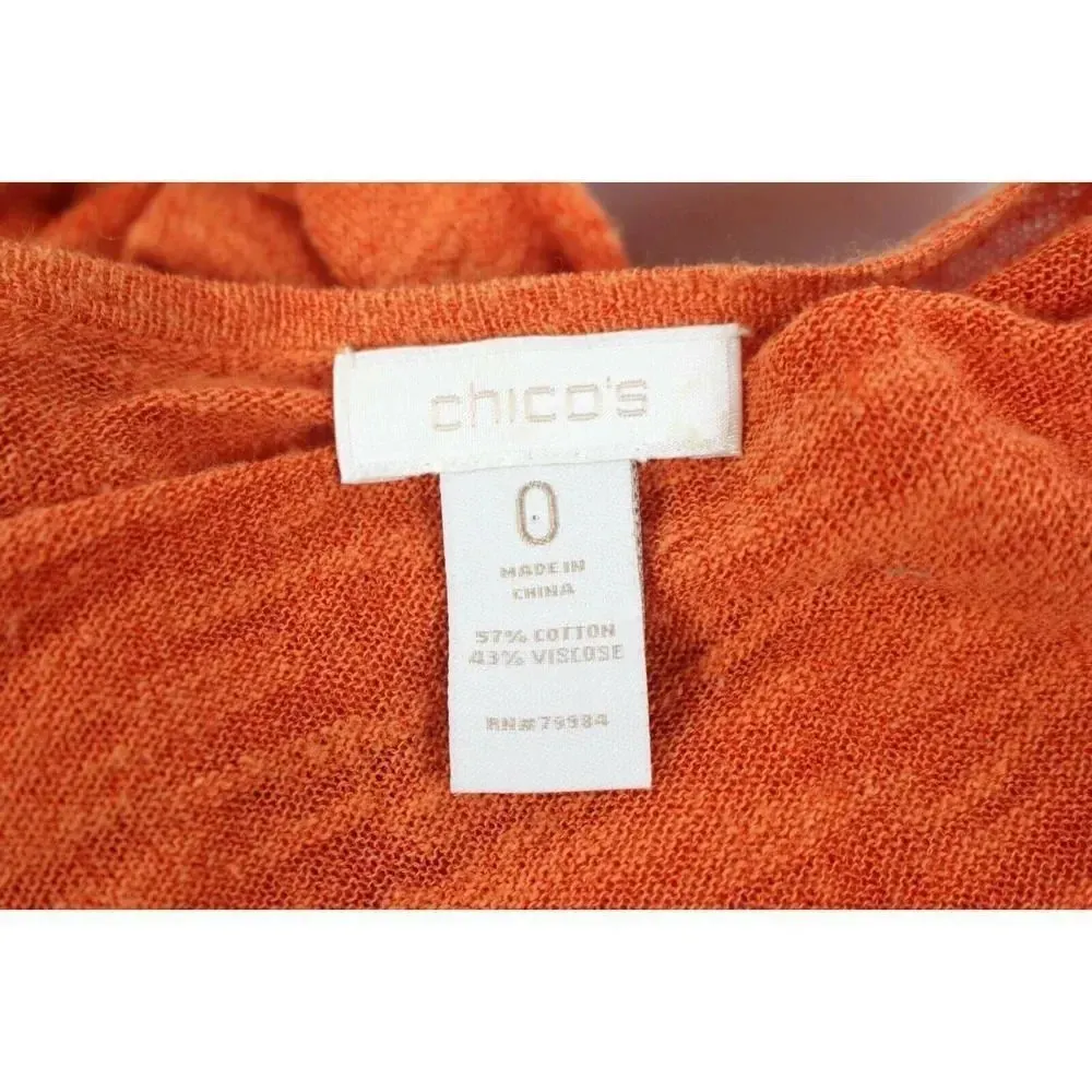 ladies chico's sweater blouse size 0 - Image 5
