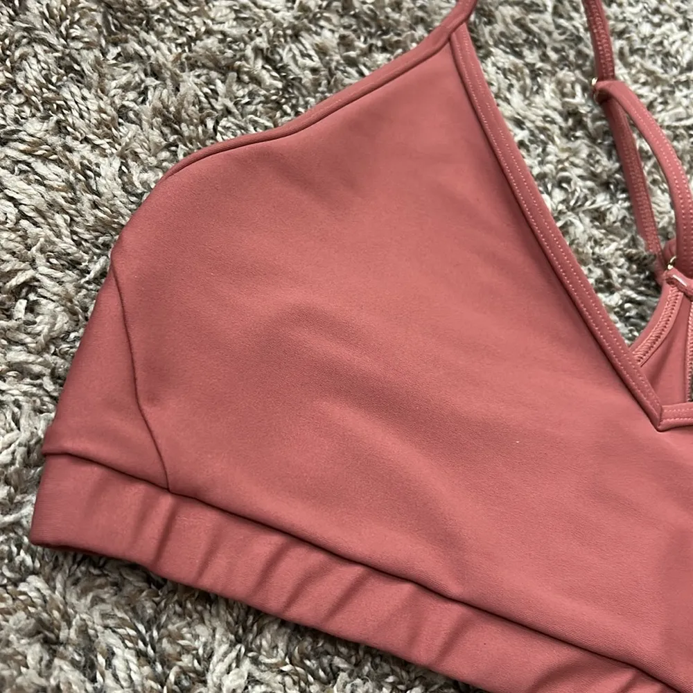 Skatie Zero Racerback Sports Bra in "Dune" Terra Cotta Color - Image 6