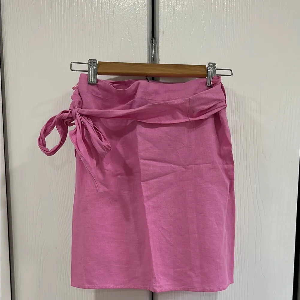 Zara Pink Women's wrap skirt - Image 3