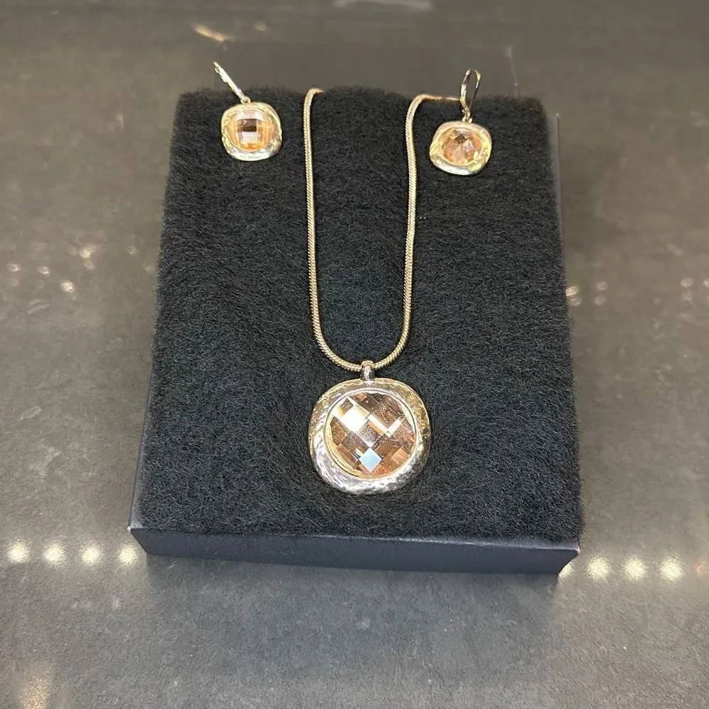 3 Piece Rose Gold Jewelry Set - Image 3