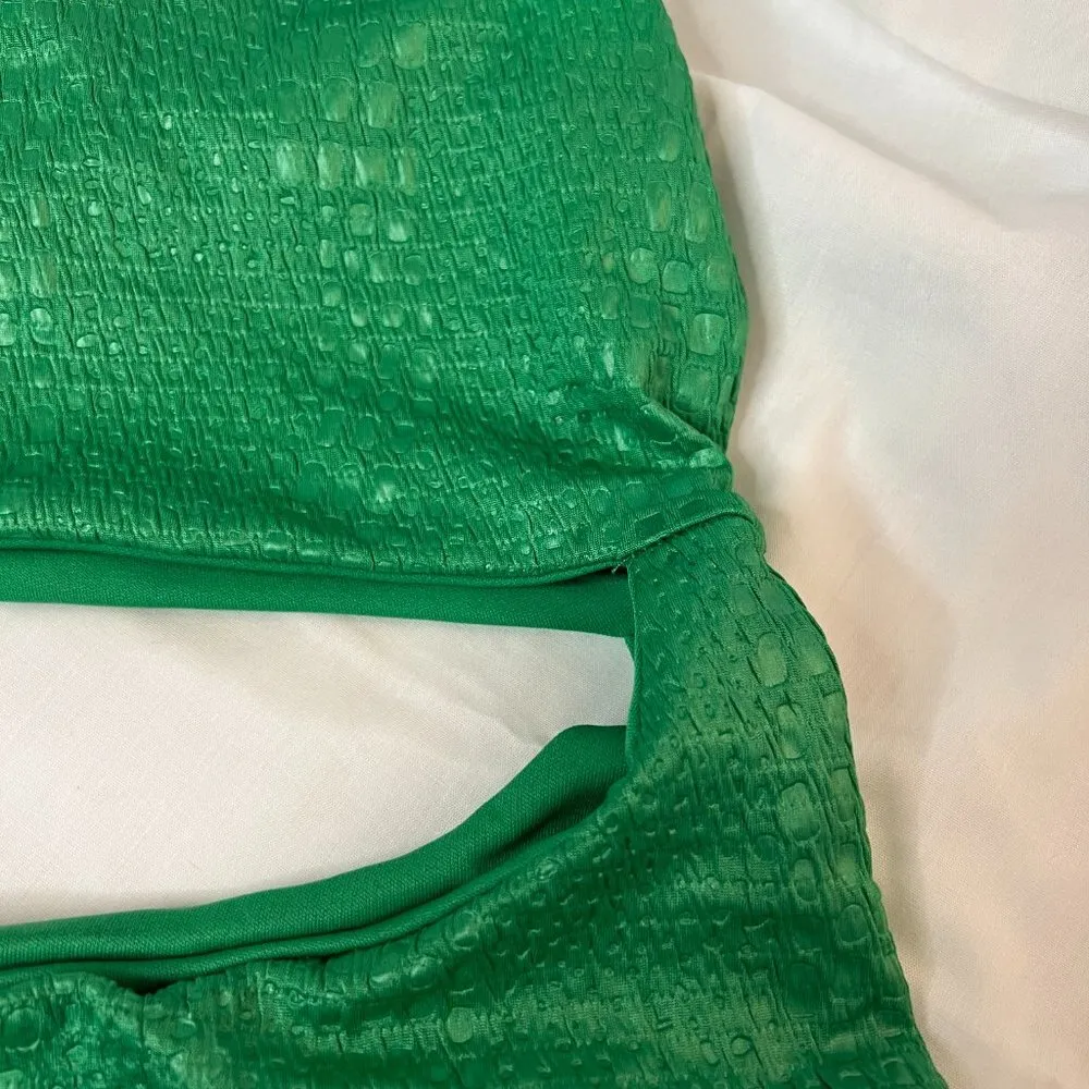 Collection One Shoulder Cut out Body Suit Size 8 - Image 3