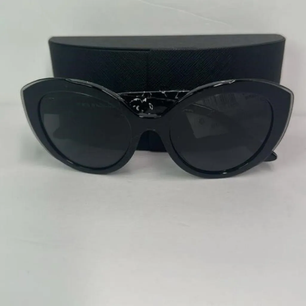 New Authentic- PRADA Dark Grey Cat Eye Ladies Sunglasses PR 01YS 09V5S0 54 - Image 8