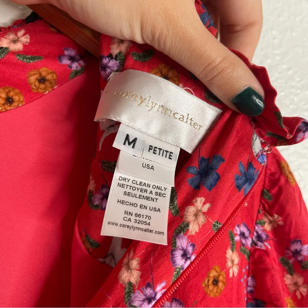 Anthropologie Corey Lynn Calter‎ Novelty Elephant Print Shirt Dress Size Medium - Image 4